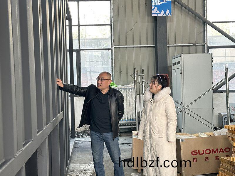 熱烈歡迎(ying)青島港項目荊總蒞臨我(wo)司視詧工作